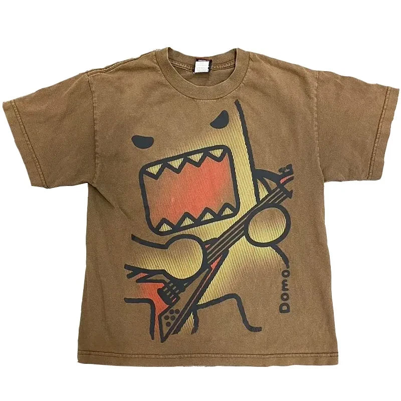 Domo Y2K Kawaii Oversized Tee