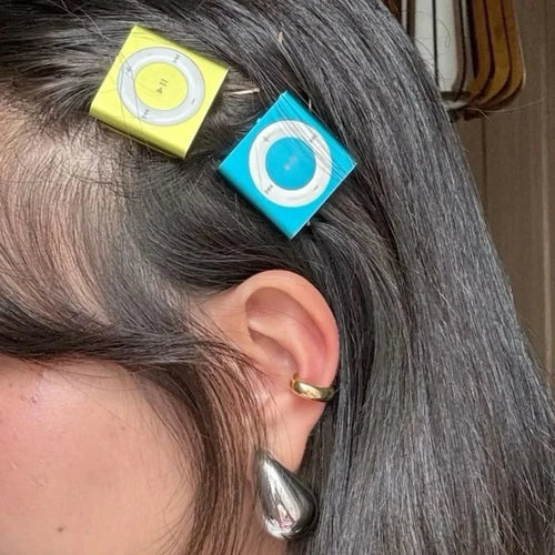 Retro Y2K MP3 Hair Clip